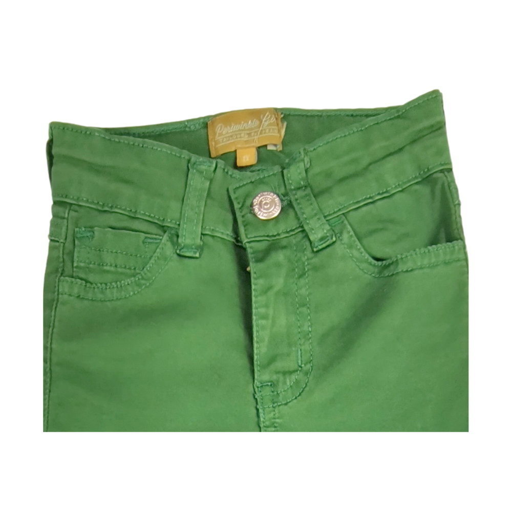 Gracea Kids Girls Green Pants Periwinkle