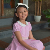 Merina Girls Pink Smocked Dress