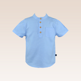 Aston Boy Blue Short Sleeved Polo