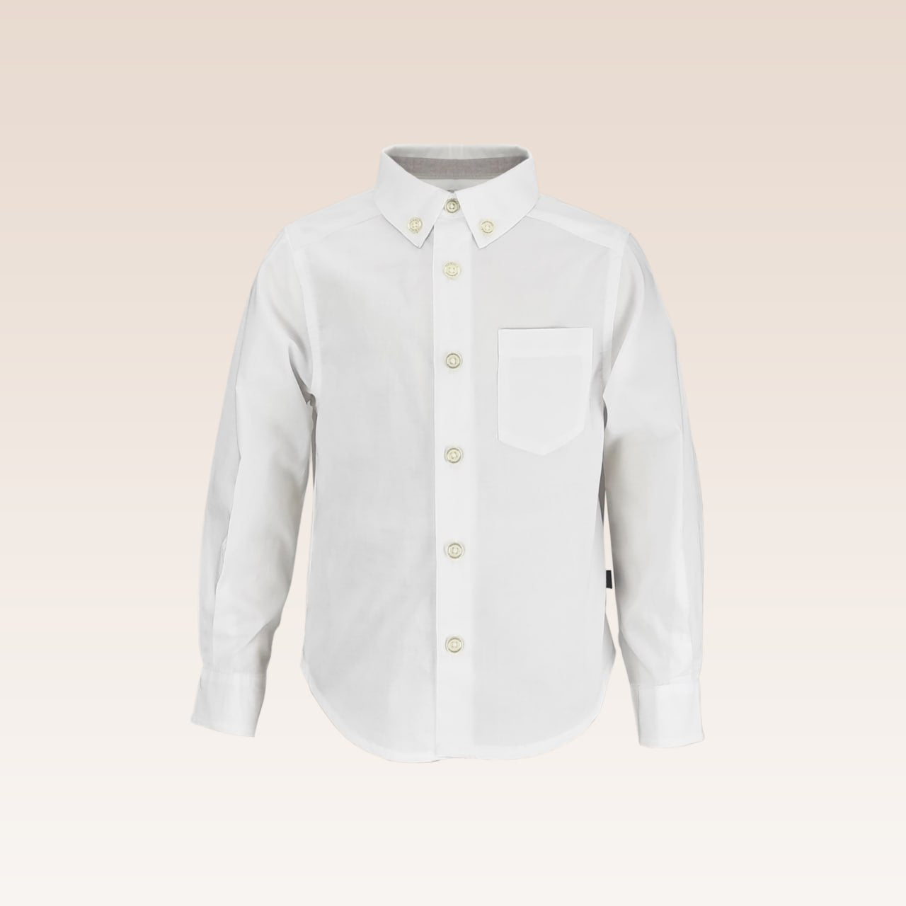 Oliver Boys White Long Sleeved Button-down Shirt