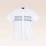 Lyam Boys Light Blue Smocked Top and Shorts Set