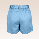 Lyam Boys Light Blue Smocked Top and Shorts Set