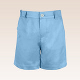 Lyam Boys Light Blue Smocked Top and Shorts Set