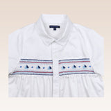 Lyam Boys Light Blue Smocked Top and Shorts Set