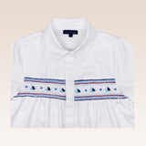 Lyam Boys Navy Smocked Top and Shorts Set