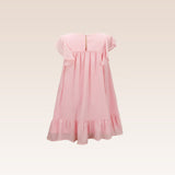 Juliette Girls Pink Smocked Tunic Dress