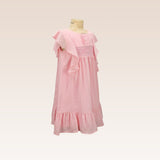 Juliette Girls Pink Smocked Tunic Dress