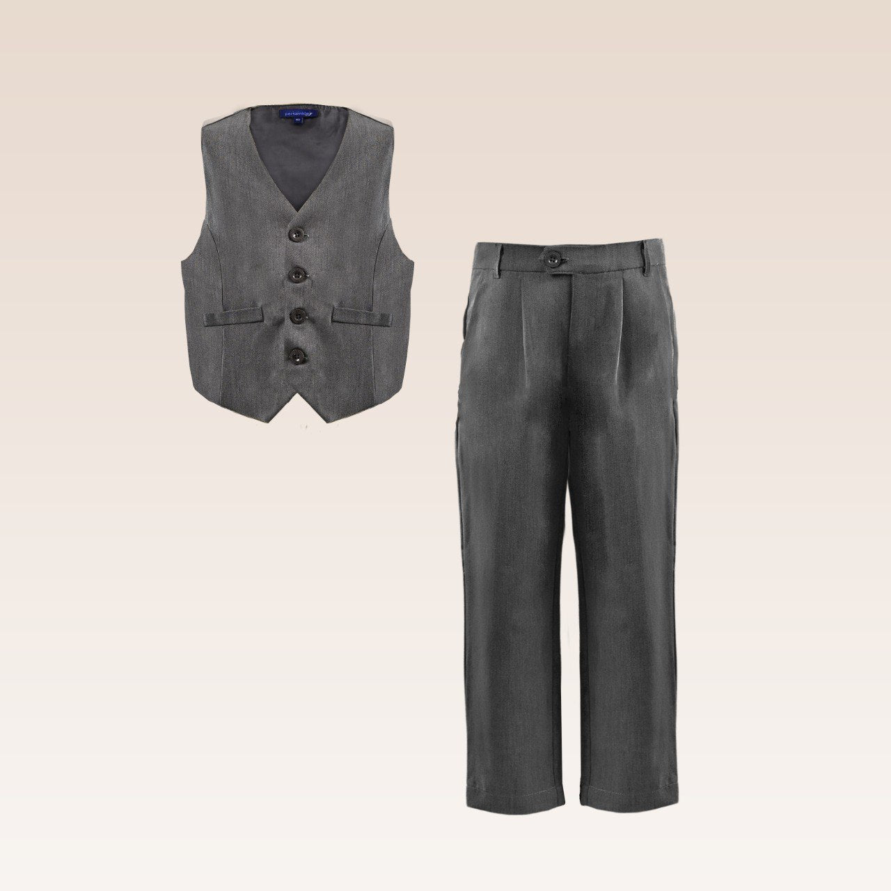 Vest Baby Boy Grey Dress Pants Daniel Boys Grey Formal Vest And