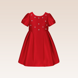 Remi Girls Red Party Dress