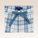 Marcus Boys Blue Checkered Drawstring Shorts