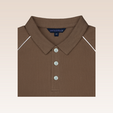 Ronin Boys Light Brown Polo Pique Shirt