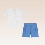 Nixi Baby Boys Blue Top and Shorts Set