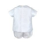 Georges Baby Boys White Christening Set
