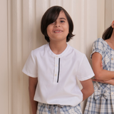 Marlowe Boys Ivory Henley Shirt