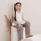 Nory Girls Green Textured Pants