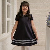 Marah Girls Navy Shift Dress