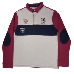Russ  Kids Boys14y Plum Long Sleeved Polo Shirt