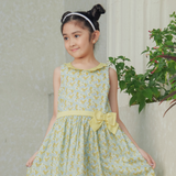 Delany Girls Yellow Floral Dress