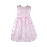 Lia Sleeveless Pink Floral Dress with Bloomer