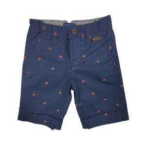 Periwinkle Kids Boys Treimon 1y Navy Shorts