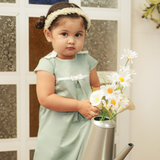 Adeline Baby Girls Green Shift Dress