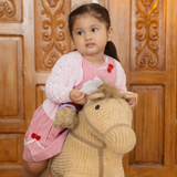 Aria Baby Girls Red Striped Dress