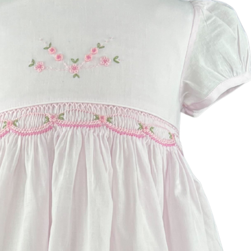 Betty Pink Smocked dress