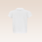 Carren Girls Ivory Button-Down Blouse