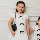 Sharlene Girls Ivory Bubble Skirt Dress