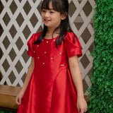 Remi Girls Red Party Dress