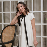 Malah Girls Ivory Shift Dress