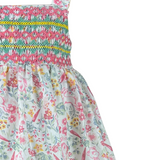 Frankie Full Smocked dress with diaper cover