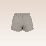 Gabi Girls Beige Ruffled Shorts