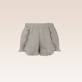 Gabi Girls Beige Ruffled Shorts