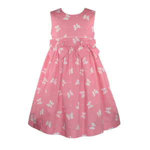 Georgia Pink Ribbon Print Dress