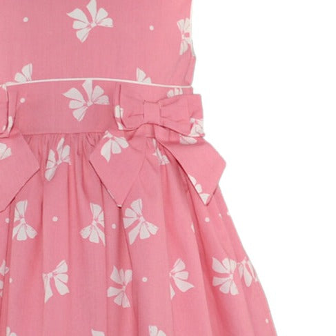 Georgia Pink Ribbon Print Dress