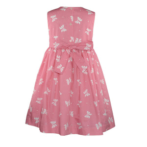 Georgia Pink Ribbon Print Dress