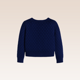 Mayline Girls Navy Knitted Cardigan