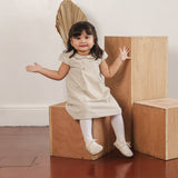 Amari Baby Girls Tan Shift Dress