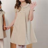 Amari Girls Tan Shift Dress