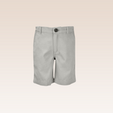 Mateo Boys Beige Slim-Fit Shorts