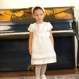 Riley Girls White Party Dress