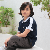 Raylan Boys Navy Polo Pique Shirt