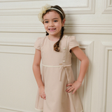 Regine Girls Beige A-Line Skirt Dress