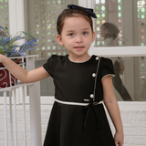Regine Girls Black A-Line Skirt Dress