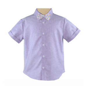 Luc  Boys Short Sleeve Polo Shirt with Bow Tie