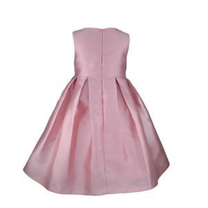 Thess Pink Bejewelled Neck Party Dress