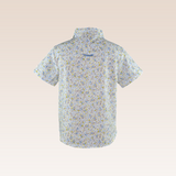 Arthur Boys Blue Floral Short Sleeves