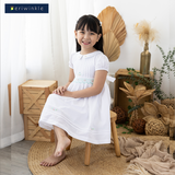 Hazel Baby Girls Ivory Smocked Dress