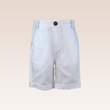 Elias Boys White Shorts